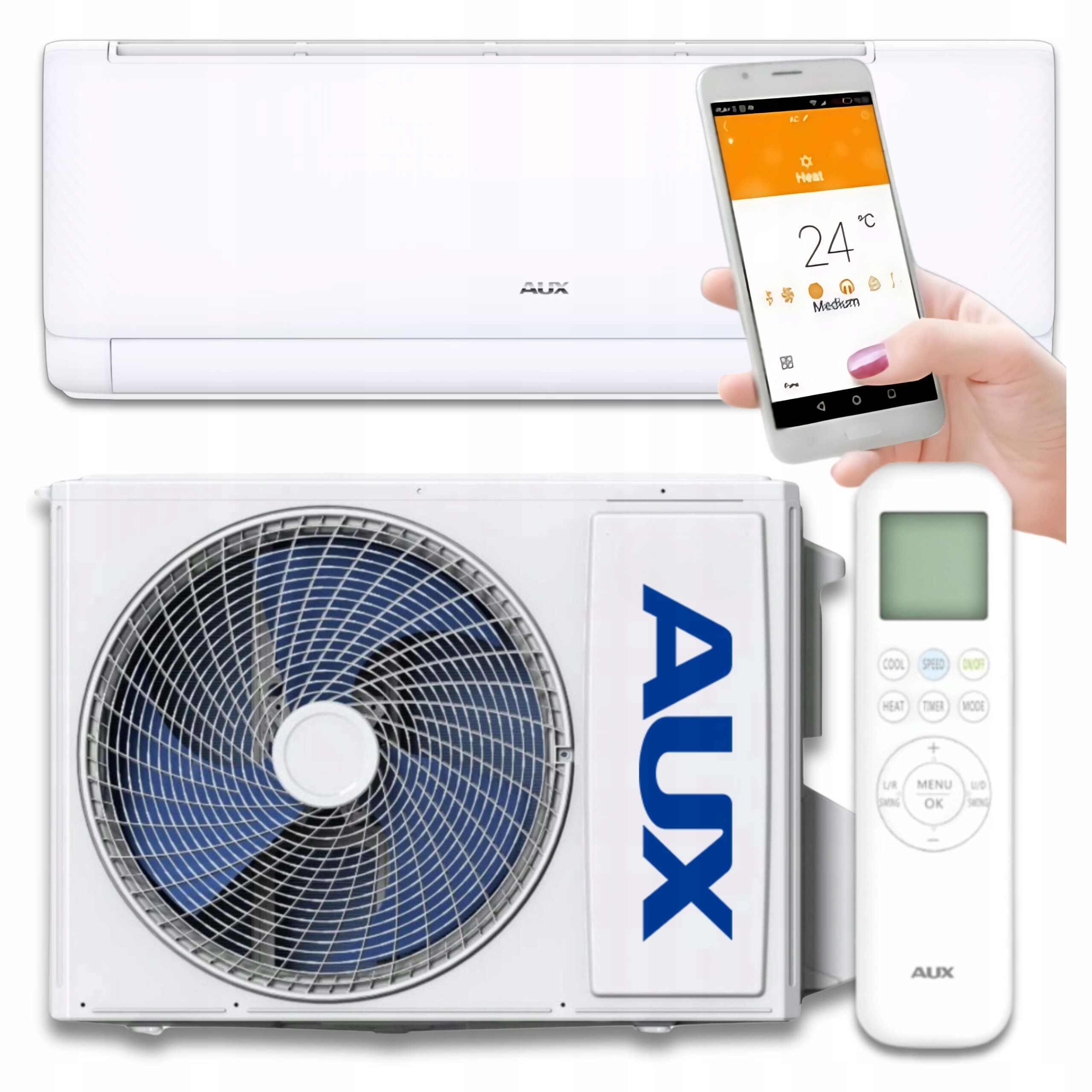 AUX Q Smart Eco klimatizácia